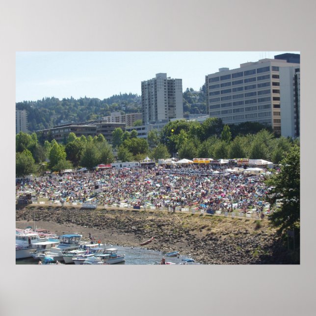 Portland Blues Festival 4 juillet 2005 Poster (Devant)