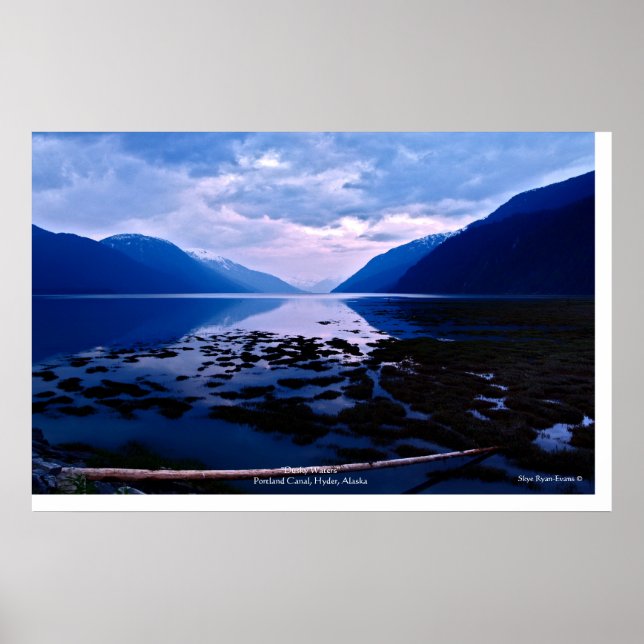 Portland Canal, Hyder, Alaska Nature Photo Poster (Devant)