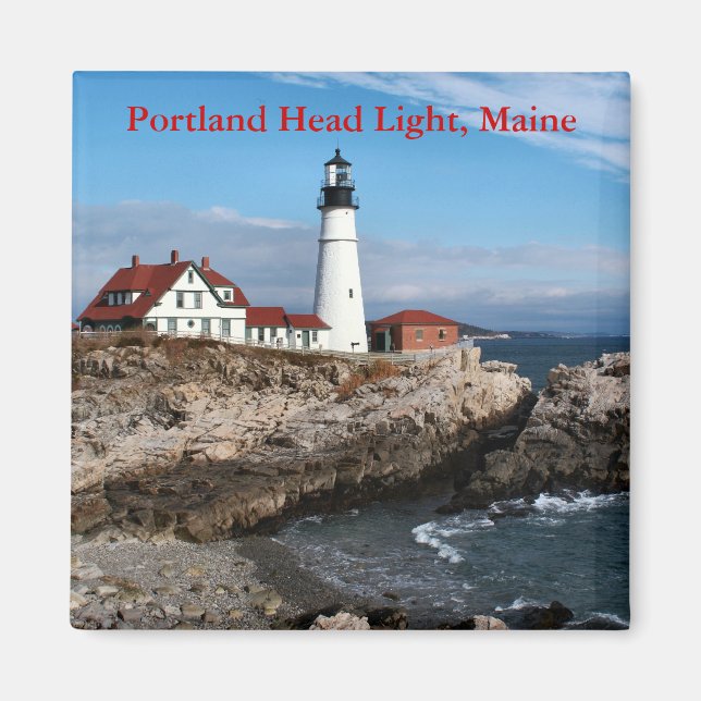 Portland Head Light, Maine Magnet (Devant)