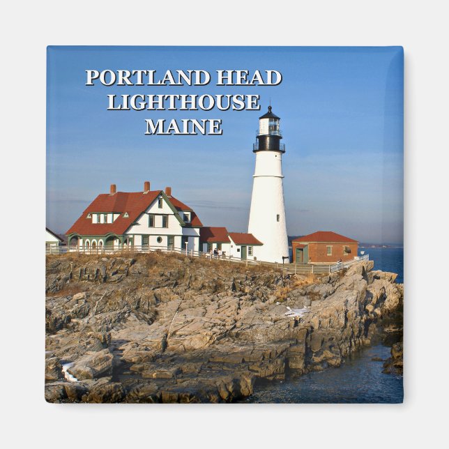 Portland Head Lighthouse, Maine Magnet (Devant)