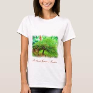 Portland Jardin japonais aquarelle t-shirt