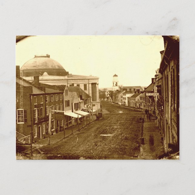 Portland, Maine Middle Street 1846 Carte postale (Devant)
