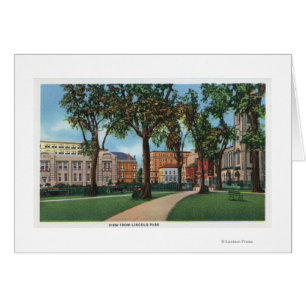 Portland, Maine Vue panoramique depuis Lincoln Par