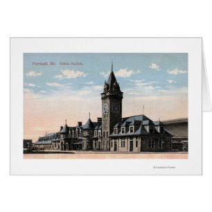 Portland, MaineUnion Station Vue ferroviaire