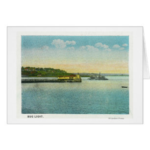 Portland, MaineView du phare d'insecte