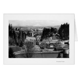 Portland, OR Vue ville depuis City Park