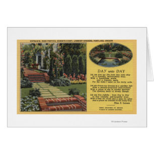 Portland, Orégon - cour rose de la Reine de