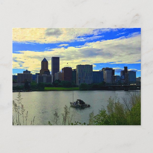 Portland, Oregon Skyline #1 Carte postale (Devant)