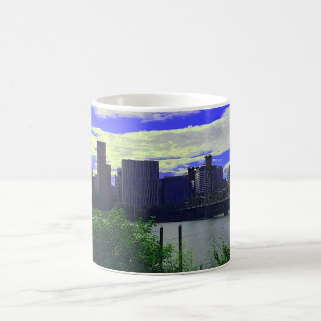 Portland, Oregon Skyline #2 Mug (Centre)