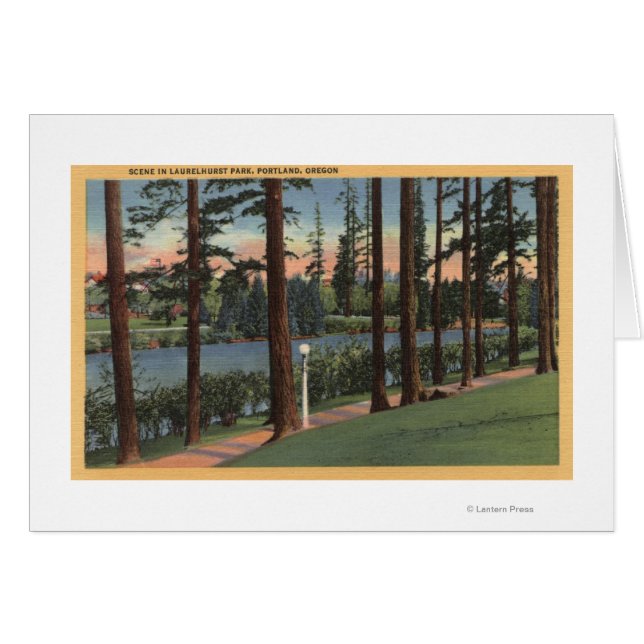 Portland, ORScene dans Laurelhurst Park (Devant horizontal)