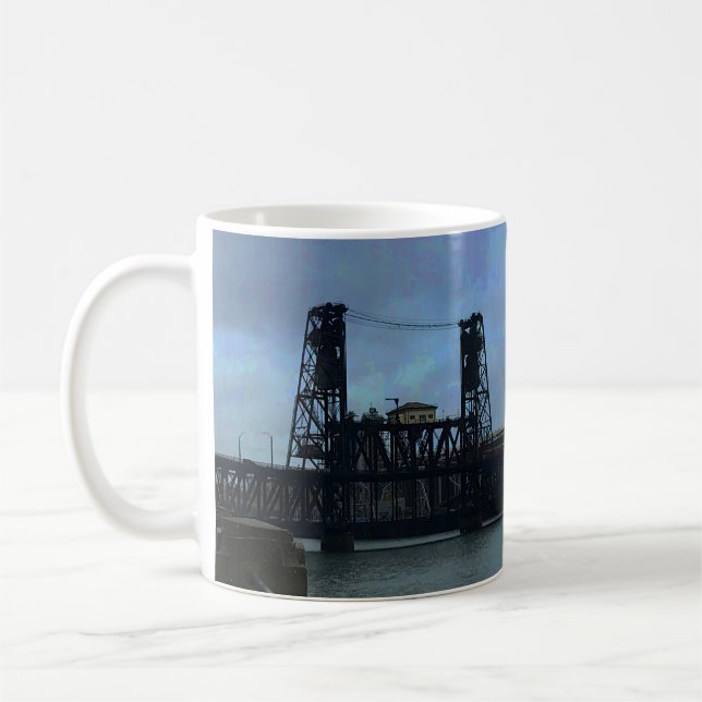 Portland Steel Bridge #1 Mug (Gauche)