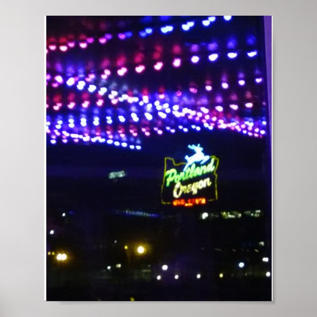 Portland White Stag - Poster (Devant)