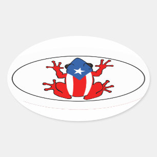 Porto Rico - autocollant de Coqui