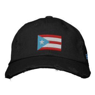 Porto Rico Boricua Drapeau Casquette brodé