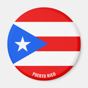 Porto Rico Drapeau Charme Patriotique Magnet