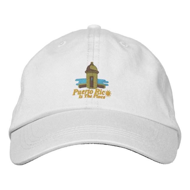 Porto Rico Est L'Endroit Du Casquette Brodé (Devant)