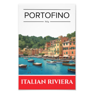 Portofino Italian Riviera liguria Poster