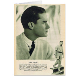 Portrait 1925 de Lloyd Hughes par Melbourne Spurr