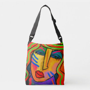 Portrait Abstrait d'un Sac fourre-tout féminin