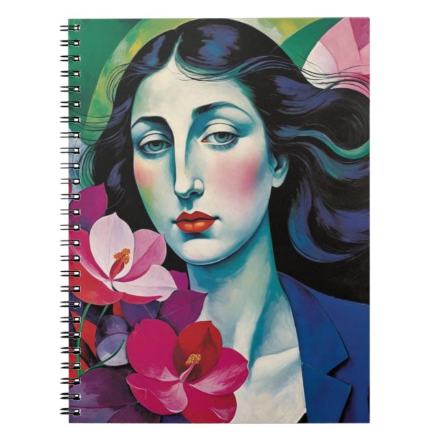 Portrait Abstrait | Journal carnet (Devant)