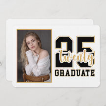 Portrait Classe de 2025 Graduation Invitation