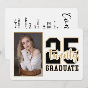 Portrait Classe de 2025 Graduation Invitation
