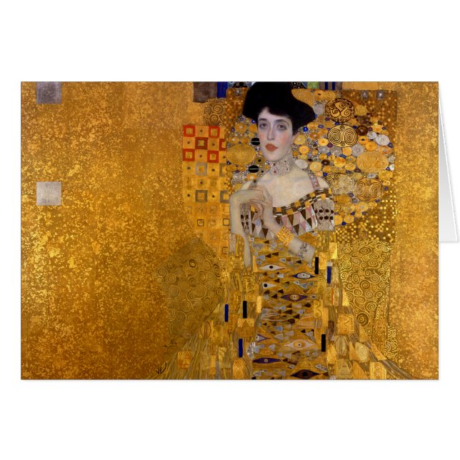 Portrait d'Adele Bloch-Bauer par Gustav Klimt 1907 (Devant horizontal)