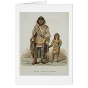 Portrait d'Akaitcho et de son fils, de 'récit