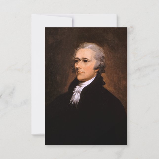 Portrait d'Alexander Hamilton par John Trumbull (Devant)