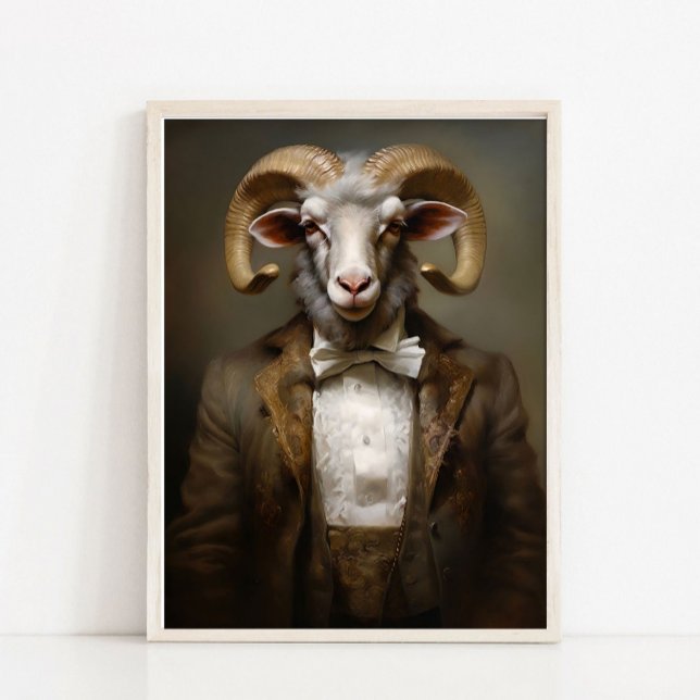 Portrait d'animal victorien, Impression vintage de (Créateur téléchargé)