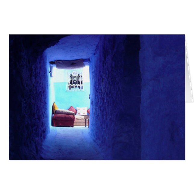 Portrait dans le bleu (Devant Horizontal)