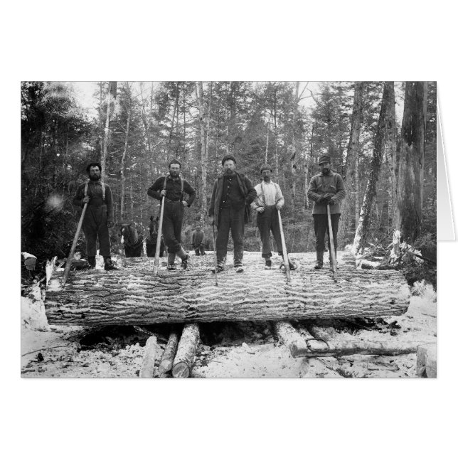 Portrait de bûcherons, 1890 (Devant horizontal)