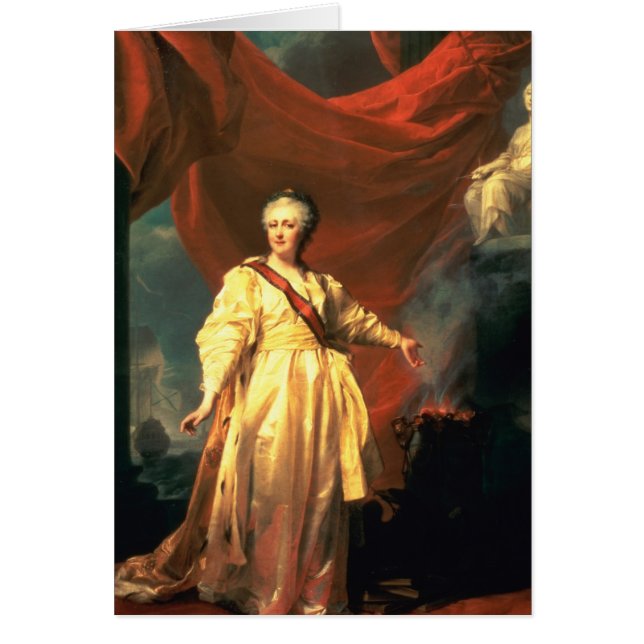 Portrait de Catherine The Great comme législateur (Devant)