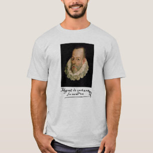 Portrait de Cervantes et T-shirt Signature