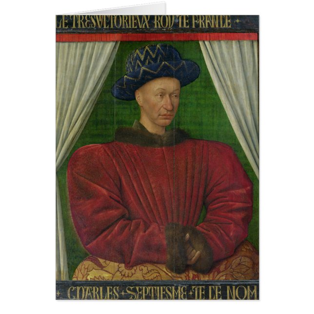 Portrait de Charles VII, c.1445-50 (Devant)