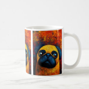 Portrait de chien Art Café Mug