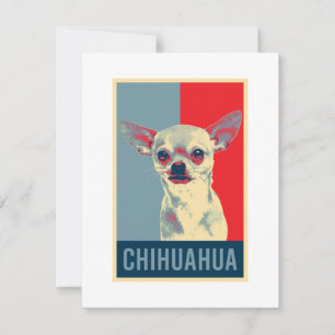 Portrait de chien Chihuahua mexicain Pop Art