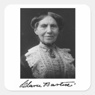 Portrait de Clara Barton Sticker Carré