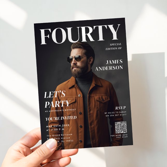 Portrait de couverture de magazine personnalisé po (Créateur téléchargé)