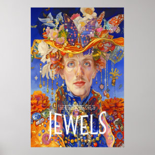 Portrait de dame de fantaisie Impression d'art Cha