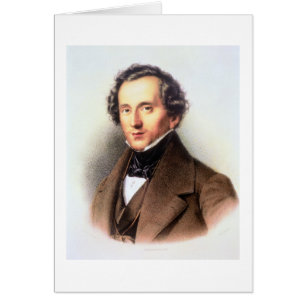 Portrait de Felix Mendelssohn (1809-47) (litho)