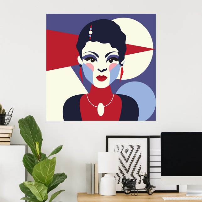 Portrait de femme Art déco (Créateur téléchargé)