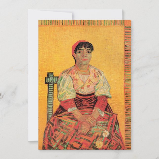 Portrait de femme italienne par Vincent van Gogh (Devant)