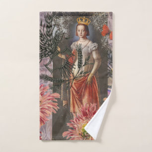 Portrait de femme Vierge Antique Coloré Riche