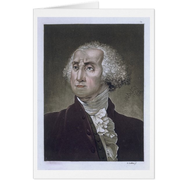 Portrait de George Washington, de 'Le Costume An (Devant)