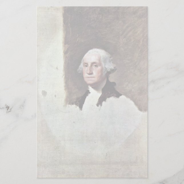 Portrait De George Washington, Par Gilbert Stuart (Devant)