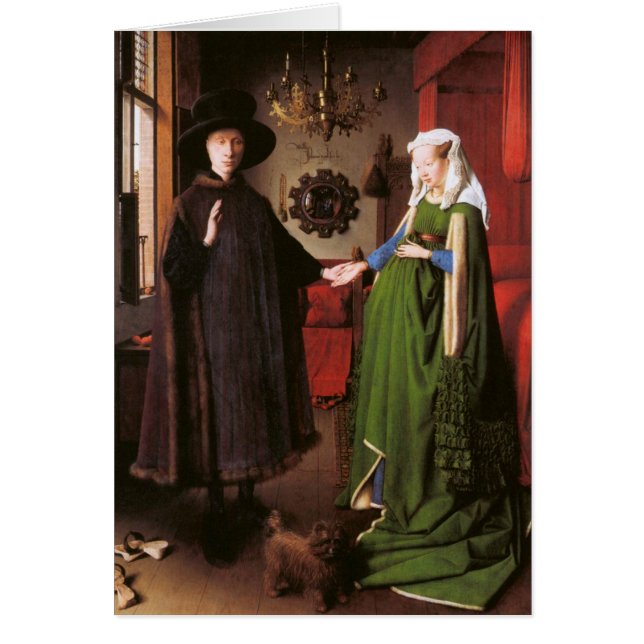 Portrait de Giovanni Arnolfini et son épouse (Devant)
