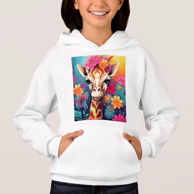Portrait de Giraffe Florale-9320 (Devant)
