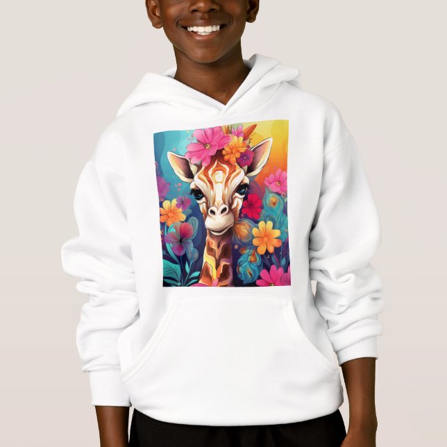 Portrait de Giraffe Florale-9320 (Devant)