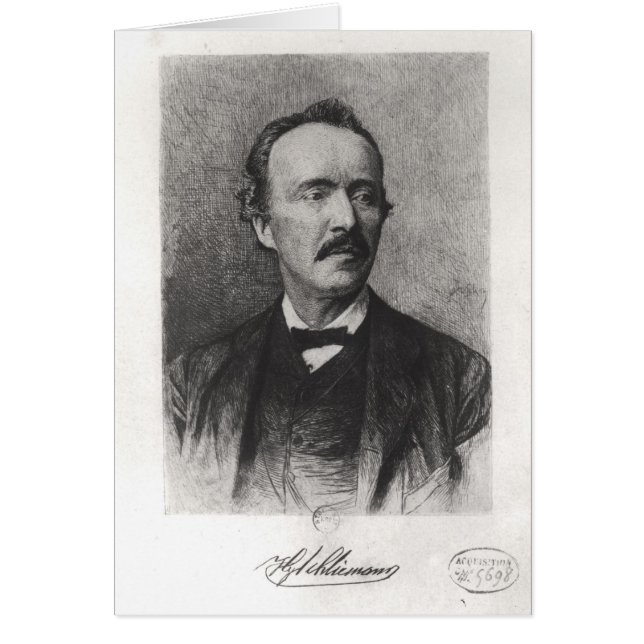 Portrait de Heinrich Schliemann (Devant)